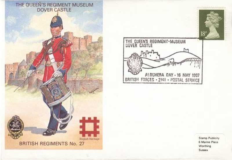 GB Cover 1987 - The Queen's Regiment Museum - Dover Castle